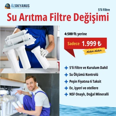 Arıtıcı Su Filtresi Değişimi